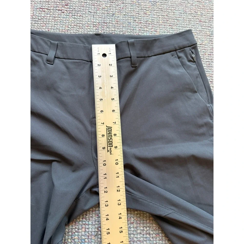 Lululemon Commission Slim Fit Pant Warpstreme Charcoal Grey Mens 35x32 - Picture 4 of 6